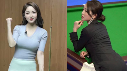 网红界又出大瓜了！中式台球最美女裁判「王钟瑶」疑似被人造谣视频女主与本人相似度极高